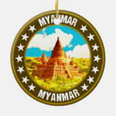 ミャンマー セラミックオーナメント (裏面)