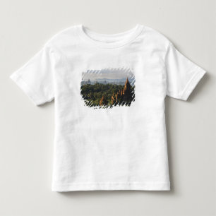 ミャンマー・バガンの日の出の寺院 トドラーTシャツ