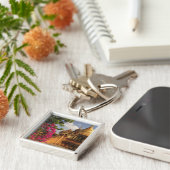 ミャンマー，バガン(異教の)のダマヤザカパゴダ キーホルダー (側面)