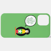 ミャンマー バーンマ wildlife ペンギン ギフト Case-Mate iPhoneケース (裏面 (横))