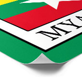 ミャンマー ポスター (角)