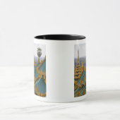 ミャンマー、ヤンゴン、シャウェダゴンパゴダの屋根上 マグカップ (中央)