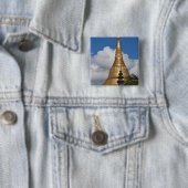 ミャンマー、ヤンゴン、シュウェダゴンパゴダ 缶バッジ (インサイチュ)