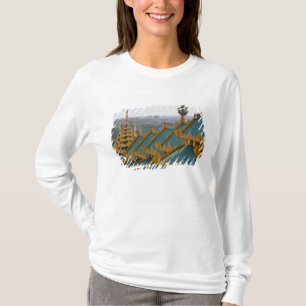 ミャンマー ヤンゴン シュエダゴン・パゴダの屋根 Tシャツ