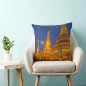 ミャンマー、夜の首長塔 クッション (椅子)