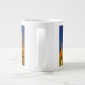 ミャンマー、夜の首長塔 ジャンボコーヒーマグカップ (裏面)