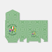 ミャンマーIrish USAシャムロックパーソナライズされた国旗 フェイバーボックス (折り畳みなし)
