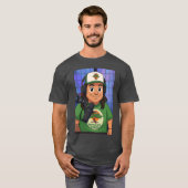 ミヤギド空手アニメギフト Tシャツ (正面フル)