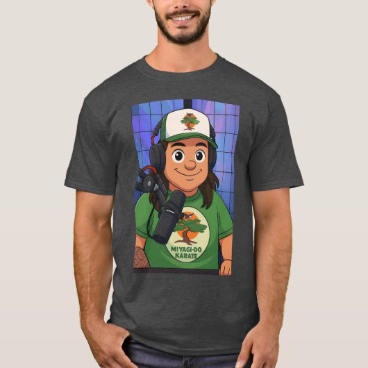 ミヤギド空手アニメギフト Tシャツ (正面)