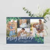 ミヤドリートイッグズ海軍写真コラージュメリークリスマス シーズンカード (スタンド正面)