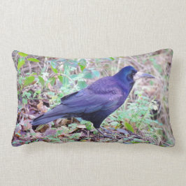 ミヤマガラスのクッション ランバークッション