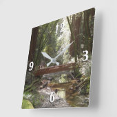 ミュアウッズブリッジII スクエア壁時計 (傾斜)