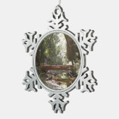 ミュアウッズブリッジII スノーフレークピューターオーナメント (右)