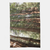 ミュアウッズ国定記念碑でレッドウッズII キッチンタオル (縦)