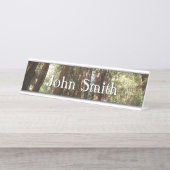 ミュアウッズ国定記念碑でレッドウッズII デスクネームプレート (正面)