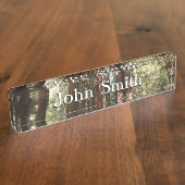 ミュアウッズ国定記念碑でレッドウッズII デスクネームプレート (側面)