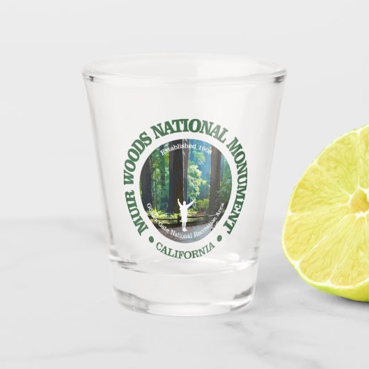 ミュアウッズ国定記念碑 ショットグラス (正面)