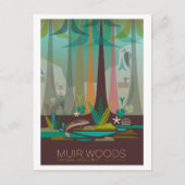 ミュアウッズ国定記念絵葉書 ポストカード (正面)