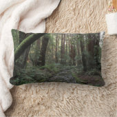 ミュアウッドストリームフォレストの風景 ランバークッション (ブランケット)