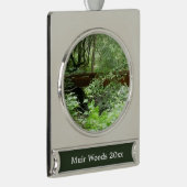 ミュアウッドブリッジI シルバープレートバナーオーナメント (右)