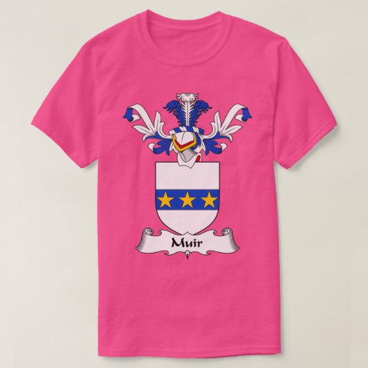 ミュアコートオブアームズ家紋 Tシャツ (デザイン正面)
