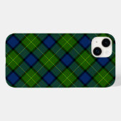 ミュアムーアタータンチェックグリーンブループレイド Case-Mate iPhoneケース (裏面 (横))
