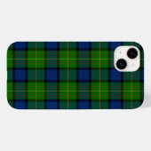 ミュアムーアタータンチェックグリーンブループレイド Case-Mate iPhoneケース (裏面 (横))