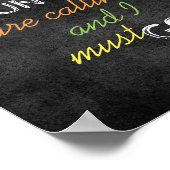 ミュア引用文ポスター山々が呼び出している ポスター (角)