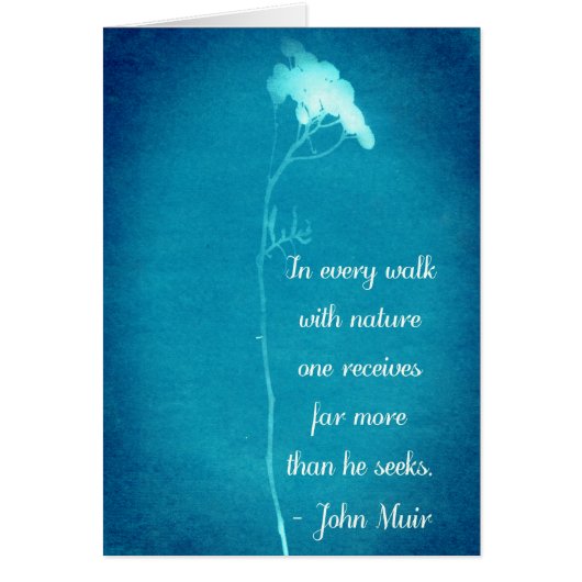 ミュア自然ウォーク引用文 (正面)