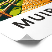 ミュア・ウッズ カリフォルニア 旅行 ポスター (角)