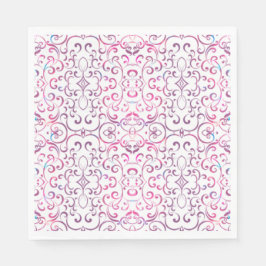 ミュカラフルービクトリアンター模様 スタンダードランチョンナプキン