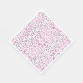 ミュカラフルービクトリアンター模様 スタンダードランチョンナプキン (角)