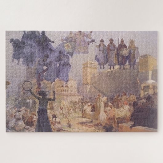 ミュシャによるスラブ語の典礼の紹介 ジグソーパズル (横)