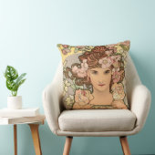 ミュシャによるバラ クッション (椅子)