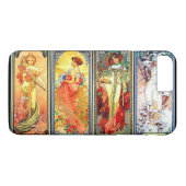 ミュシャによる4つの季節シリーズ3 Case-Mate iPhoneケース (裏面(横))