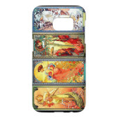 ミュシャによる4つの季節シリーズ3 Case-Mate SAMSUNG GALAXYケース (裏面)