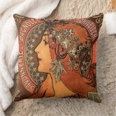 ミュシャによるSavonnerie De Bagnolet クッション (ブランケット)