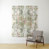 ミュシャのアールヌーボーのHollyhockによっては壁のタペストリーが開花します タペストリー (インサイチュ)