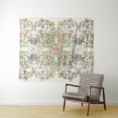 ミュシャのアールヌーボーのHollyhockによっては壁のタペストリーが開花します タペストリー (インサイチュ(横))