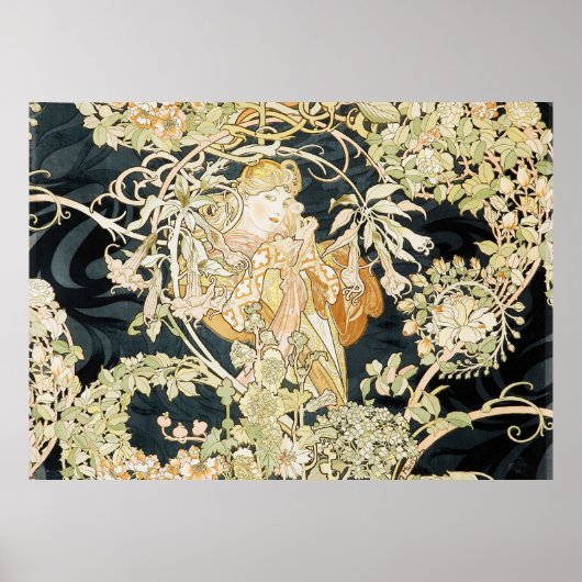 ミュシャのフェムアラマルグエライト ポスター (正面)