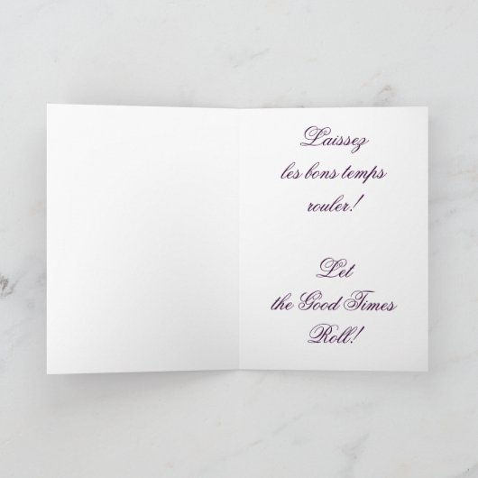 ミュシャの謝肉祭 カード (内部)