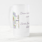 ミュシャの謝肉祭 フロストグラスビールジョッキ (正面左)