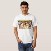 ミュシャのTシャツによる季節第2セット Tシャツ (正面フル)