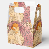 ミュシャアールヌーボー女性美しい フェイバーボックス (オープン)