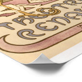 ミュシャアールヌーボー女性美しい ポスター (角)