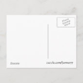 ミュシャアールヌーボー日付ポストカードの保存 案内ポストカード (裏面)