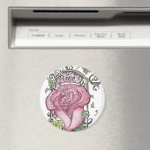 ミュシャインスパイアバラ磁石 マグネット (インサイチュ (食洗機))