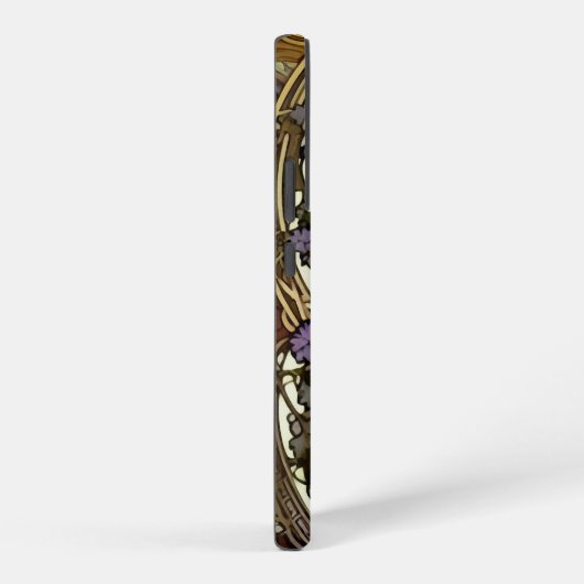 ミュシャエレガントスタイルポートレートの美しい女性 SAMSUNG GALAXYケース (右側面)