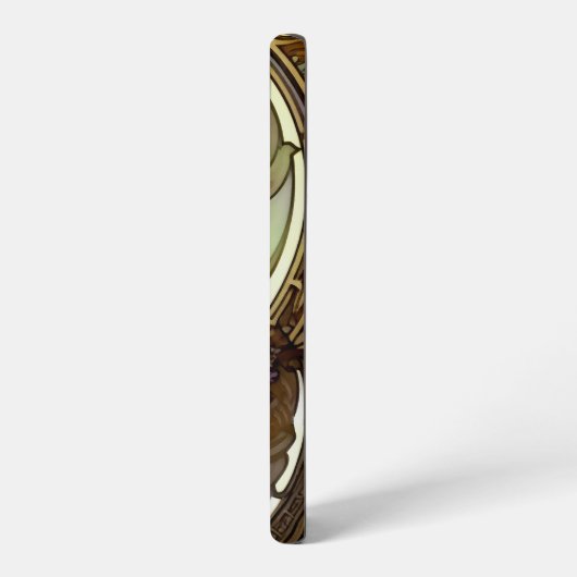 ミュシャエレガントスタイルポートレートの美しい女性 SAMSUNG GALAXYケース (左側面)