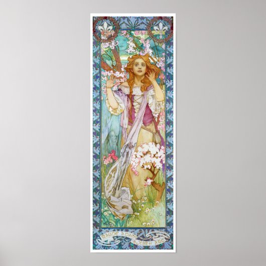 ミュシャジョアン・オブ・アークとしてマウ・アダムス ポスター (正面)